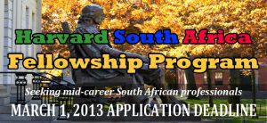 Harvard South African Fellowship Program