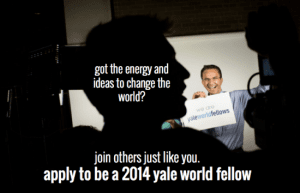 yale world fellows programme 2014
