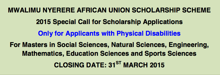 mwalimu-nyerere-african-union-scholarship-scheme-2015