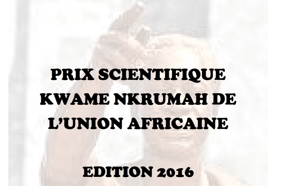 Le Programme de Prix scientifique Kwame Nkrumah de l’Union africaine
