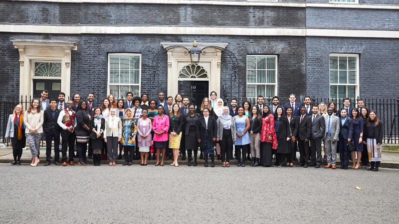 Future Leaders Connect members present their policy ideas to a UK Minister at Number 10 Downing Street 