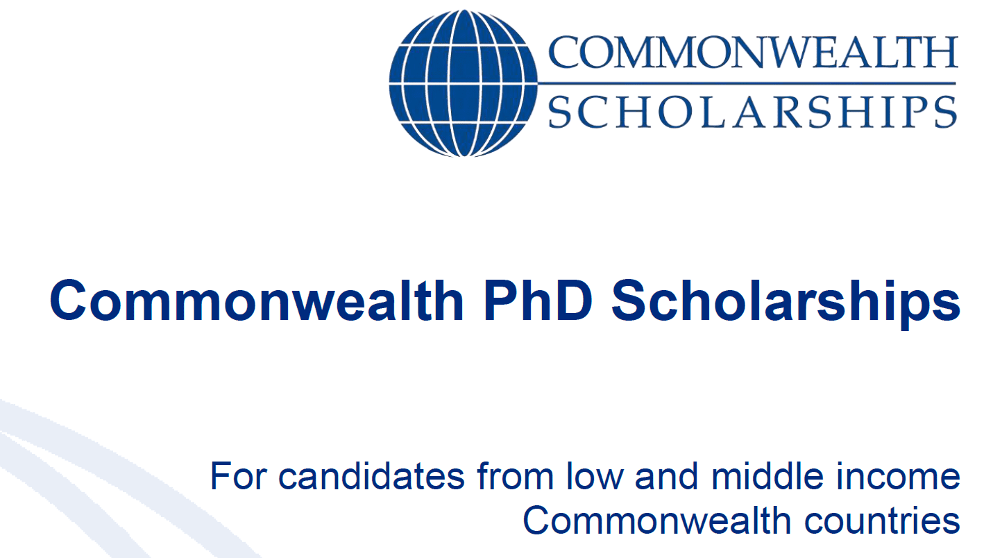 commonwealth phd scholarships 2022