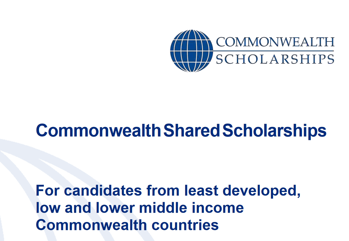Commonwealth Shared Scholarships 2020 for Students from Developing Countries for study in the United Kingdom (Fully Funded)