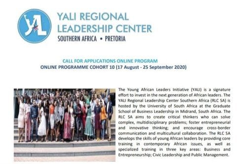 Young African Leaders Initiative (YALI) RLC Southern Africa ...