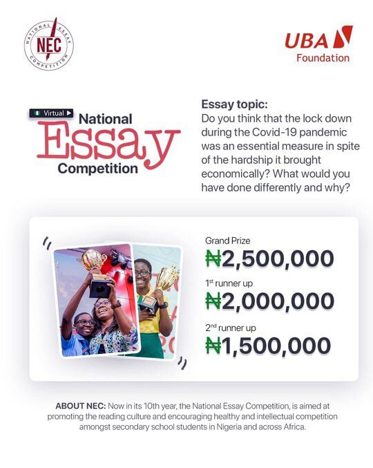 national student essay competition