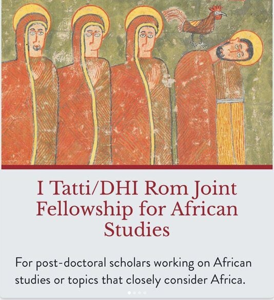 Harvard Academic Calendar 2022 2023 Harvard I Tatti/Dhi Rom Joint Fellowship 2022/2023 For African Studies |  Opportunities For Africans