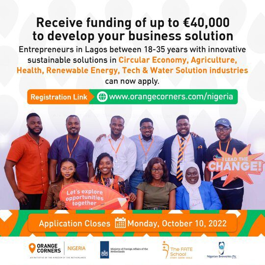Five Nigerian start-ups win €120,000 from Orange Corners
