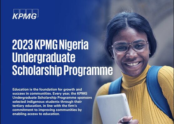 2023 KPMG Undergraduate Scholarships Programme for young Nigerians