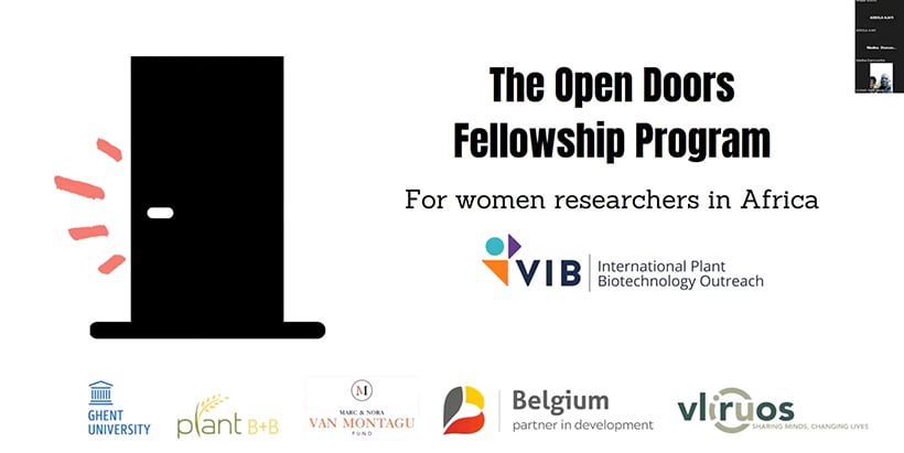 The VIB-IPBO Open Doors Fellowship Program 2024 for women researchers in Africa