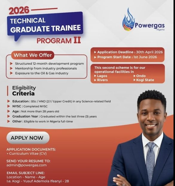 powergas-technical-graduate-trainee-program